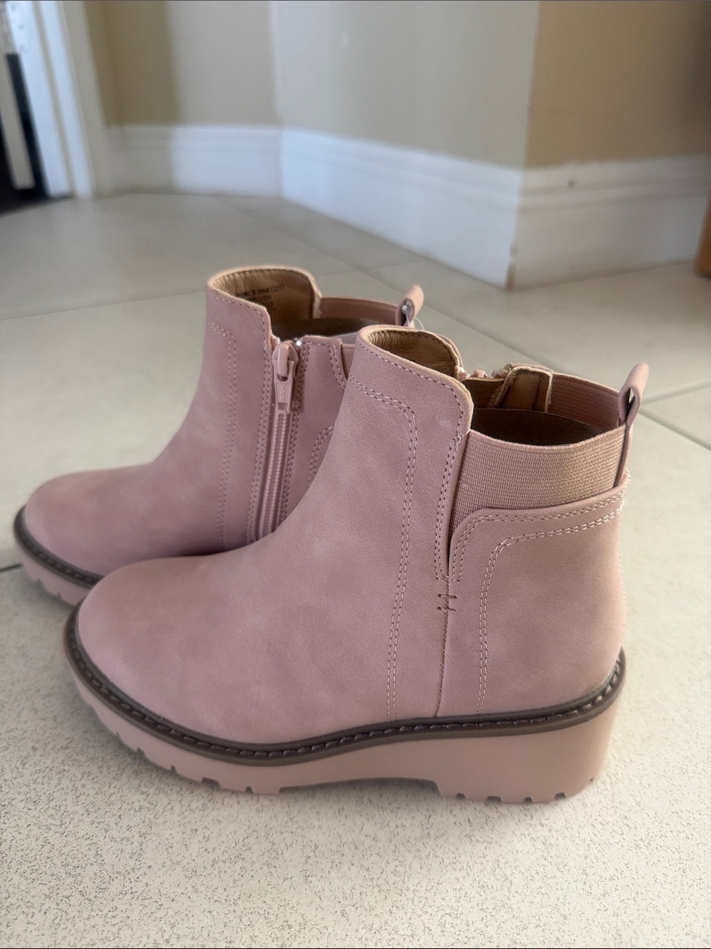 Girls blush Ankle Boots
